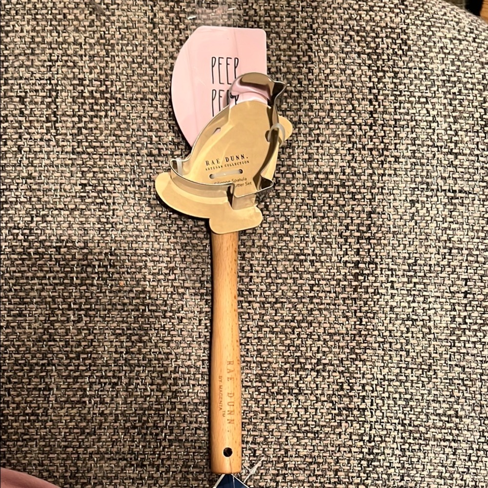 Rae Dunn Easter  Spatula and cookie cutter set